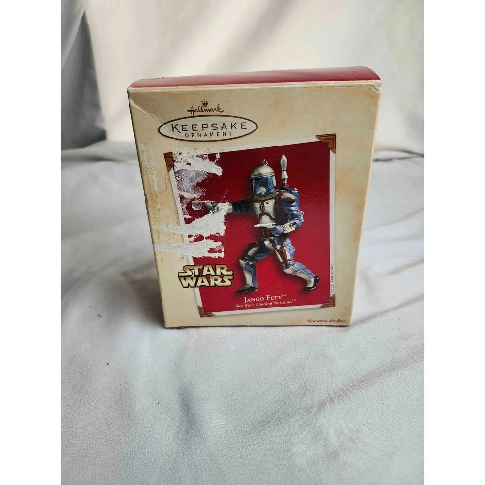 Hallmark Keepsake Ornament Jango Fett Star Wars Attack of Clones 2002 Vintage